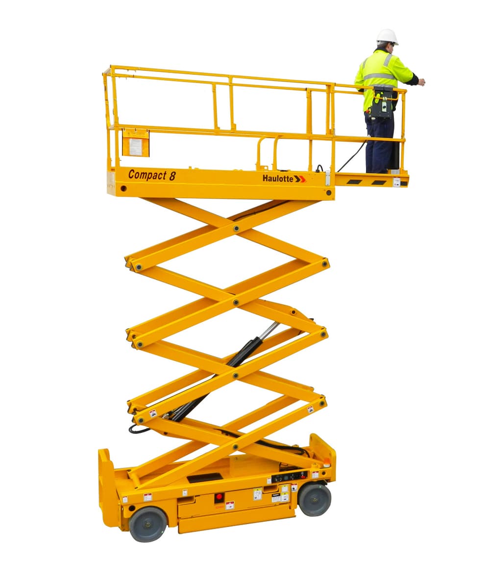 Haulotte Compact 8, platformă foarfecă de 8,2 m